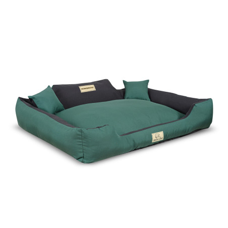 Säng med avtagbar och halkfri yta MM44 115x95cm grön KingDog | HandlaSmidigt.se