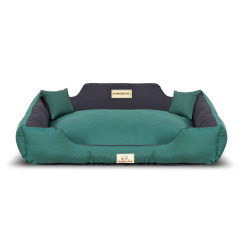 Säng med avtagbar och halkfri yta MM44 115x95cm grön KingDog | HandlaSmidigt.se