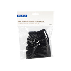 44-262- Bagagenät för bagageutrymmet, organizer med kardborreband 30x25 cm.