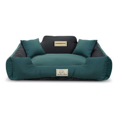 Säng med avtagbar halkfri yta MM44 100x75cm grön KingDog | HandlaSmidigt.se