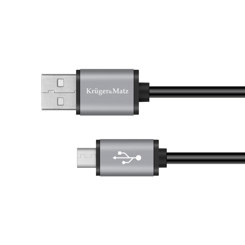 USB-kabel - micro USB 0,2m Kruger&Matz Basic