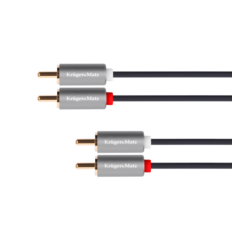 Kabel 2RCA-2RCA 1.8m Kruger&Matz Basic
Kabel 2RCA-2RCA 1,8m Kruger&Matz Basic