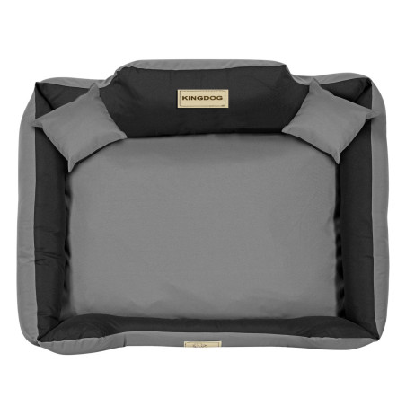 Sängen KingDog avtagbar och halkfri MM44 115x95cm grå