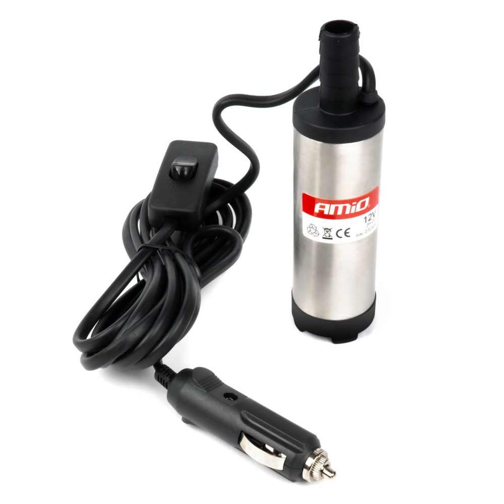 Pump pump för tömning av oljebränsle 12v 230v amio-03243