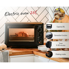 AD 6023 Elektrisk ugn 26 liter