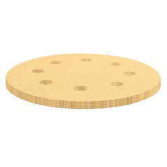 Slippapper med kardborre 180 mm, K80, 5 st, med 8 hål för slipmaskin 59G263 | HandlaSmidigt.se