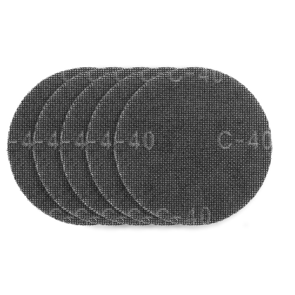 Slippapper för gips med kardborre 180 mm, K40, 5 st för slipmaskin 59G263 Slippapper för gips med kardborre 180 mm, K40, 5 st för slipmaskin 59G263