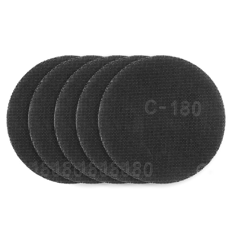 Slipnät för gips med kardborre 180 mm, K180, 5 st för slipmaskin 59G263 Slipnät för gips med kardborre 180 mm, K180, 5 st för slipmaskin 59G263