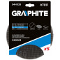 Slipnät för gips med kardborre 180 mm, K180, 5 st för slipmaskin 59G263