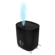 AD 7972 svart Ultraljudsfuktare med LED-ljus