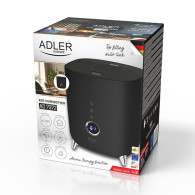 AD 7972 svart Ultraljudsfuktare med LED-ljus