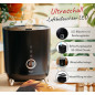 AD 7972 svart Ultraljudsfuktare med LED-ljus