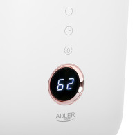 AD 7972 vit Luftfuktare med ultraljud och LED-ljus