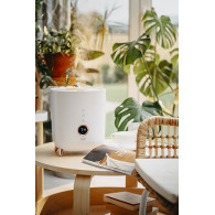 AD 7972 vit Luftfuktare med ultraljud och LED-ljus