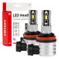 Bil-LED-lampor serie h-mini h8 h9 h11 h16 6500k canbus amio-03333