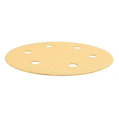 Slippapper med kardborre 225 mm, K80, 5 st, med 6 hål för slipmaskin 59G264, 59G265. | HandlaSmidigt.se