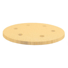 Slippapper med kardborre 225 mm, K80, 5 st, med 6 hål för slipmaskin 59G264, 59G265. | HandlaSmidigt.se
