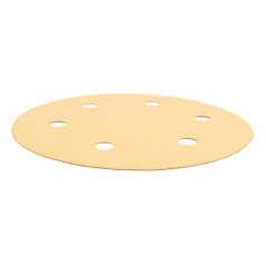 Slippapper med kardborre 225 mm, K120, 5 st, med 6 hål för slipmaskin 59G264, 59G265. | HandlaSmidigt.se