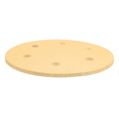 Slippapper med kardborre 225 mm, K180, 5 st, med 6 hål för slipmaskin 59G264, 59G265. | HandlaSmidigt.se