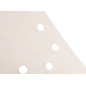 Slipande papper på kardborre K180, triangulärt med 12 hål, 5 stycken till slipmaskin 59G264.