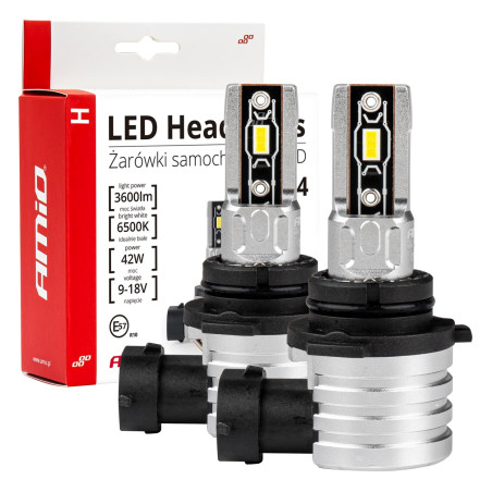 Bil-LED-lampor serie H-mini HB4 9006 6500K Canbus AMIO-03335