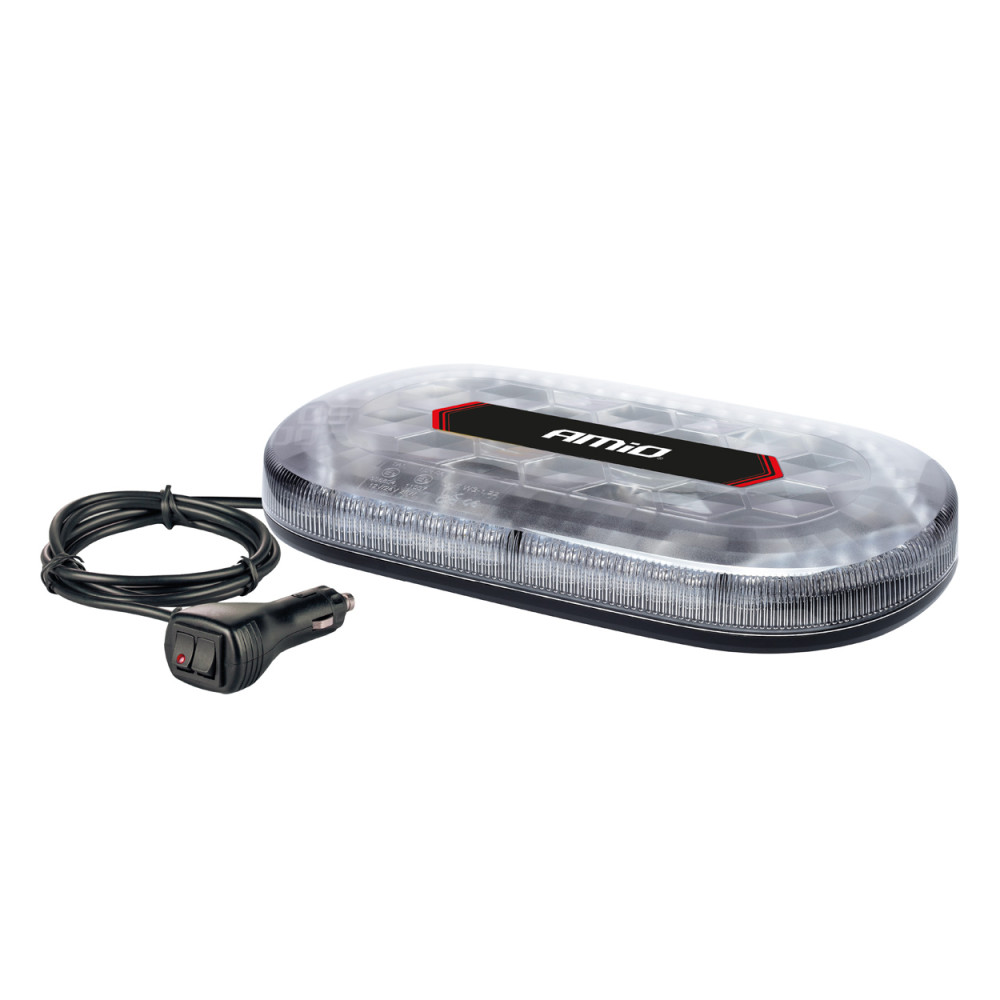 Varningsljus LED 33 cm magnet R65 R10 godkännande 12-24V amio-03336