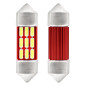 LED-lampor canbus 4014 12smd festoon c5w c10w c3w 31mm vit 12v 24v amio-01631
