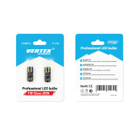 LED-lampor canbus 12smd ultrabright 2016 t10e w5w vit 12v 24v amio-01638