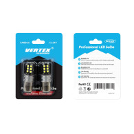 Żarówki led canbus 2835 15smd 1156 ba15s p21w r10w r5w white 12v 24v amio-01293