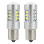 LED-lampor canbus 3030 24smd ba15s p21w vit 12v 24v amio-01445