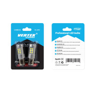 Żarówki led canbus 3030 24smd 1157 bay15d p21/5w white 12v 24v amio-01438
