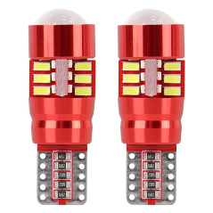 LED-lampor canbus 27smd 3014 t10e w5w vit 12v 24v amio-01446