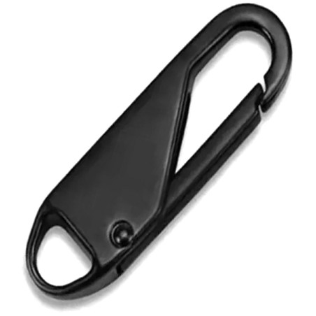 DA29 Handtag för blixtlåsreglage svart plast