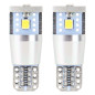 LED-lampor canbus 3smd 2835 t10e w5w alu vit 12v 24v amio-01637