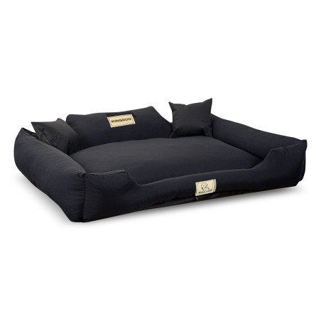 Sängen är avtagbar, halkfri MM44 115x95cm svart KingDog | HandlaSmidigt.se