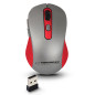 EM131R Esperanza trådlös mus 2,4 GHz 6D optisk USB Adara röd