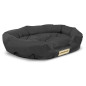Säng hundbur oval 75 x 50 cm svart Prestige