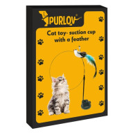 Legetøj til kat med sugekop Purlov 22099