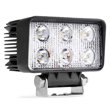 Arbetslampa halogen LED-strålkastare AWL02 6 LED 12V 24V AMIO-01613