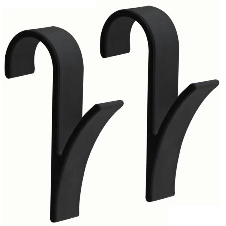 AG928A Handdukshängare för badrumsradiator svart