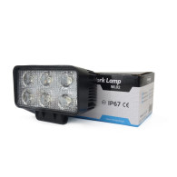 Arbetslampa halogen LED-strålkastare AWL02 6 LED 12V 24V AMIO-01613