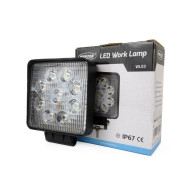 Arbetslampa halogen LED-strålkastare AWL03 9 LED 12V 24V AMIO-01614
