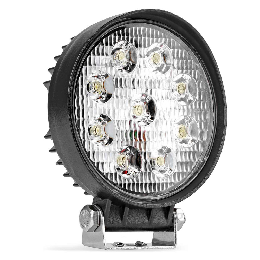 Arbetslampa halogen LED-strålkastare AWL04 9 LED 12V 24V AMIO-01615