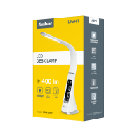 Lampa REBEL LED för skrivbordet (klocka, datum, temperatur)