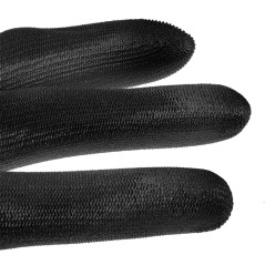 Trädgårdshandskar täckta med PU, storlek 11.