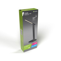 Skrivbordslampa LED TRACER Negra