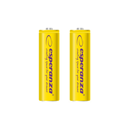 EZA103Y Uppladdningsbara Ni-Mh AA-batterier 2000mAh 2 stycken gula Esperanza