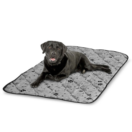 Säng för hund Ben Svart 100 x 70 cm Prestige