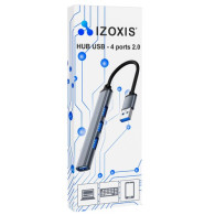 USB-hubb - 4 portar 3.0 + 2.0 Izoxis 21940