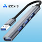 USB-hubb - 4 portar 3.0 + 2.0 Izoxis 21940